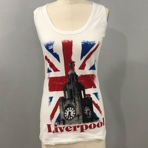 White Racerback Tank